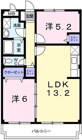 ロワイヤル北条東の物件間取画像